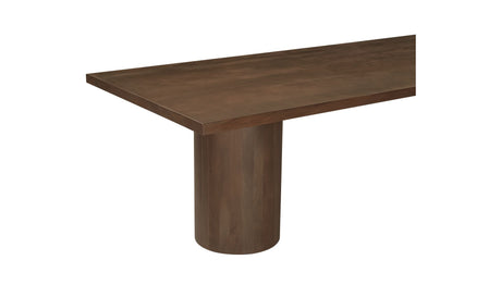 Hadley Dining Table Small Warm Brown by Moe's Home at Eve Furniture