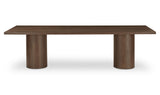 Hadley Dining Table Small Warm Brown by Moe's Home at Eve Furniture