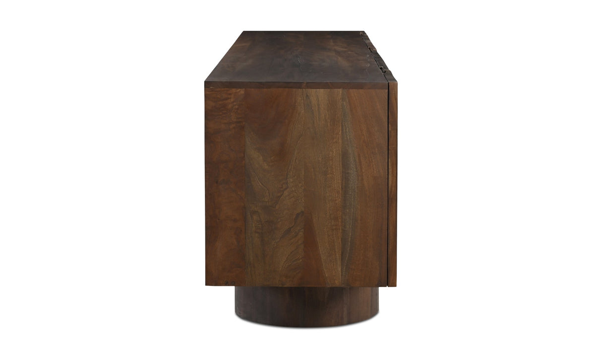 Hadley Media Unit Warm Brown by Moe's Home at Eve Furniture