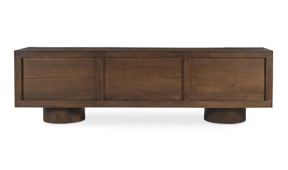 Hadley Media Unit Warm Brown by Moe's Home at Eve Furniture