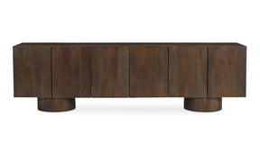 Hadley Media Unit Warm Brown by Moe's Home at Eve Furniture