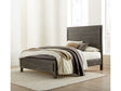 Hadley Solid Wood California King Panel Bed in Onyx by Modus Furniture at Eve Furniture