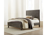 Hadley Solid Wood California King Panel Bed in Onyx by Modus Furniture at Eve Furniture