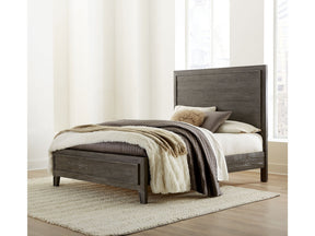 Hadley Solid Wood California King Panel Bed in Onyx by Modus Furniture at Eve Furniture