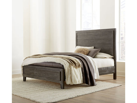 Hadley Solid Wood California King Panel Bed in Onyx by Modus Furniture at Eve Furniture