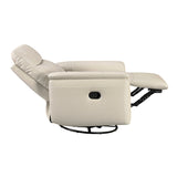 Hadley Taupe Swivel Glider Reclining Chair