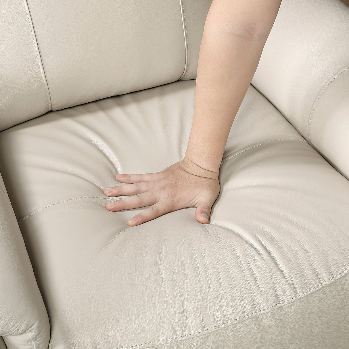 Hadley Taupe Swivel Glider Reclining Chair