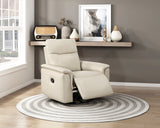 Hadley Taupe Swivel Glider Reclining Chair