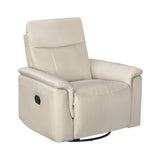 Hadley Taupe Swivel Glider Reclining Chair