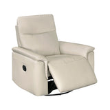 Hadley Taupe Swivel Glider Reclining Chair