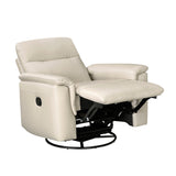 Hadley Taupe Swivel Glider Reclining Chair