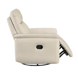 Hadley Taupe Swivel Glider Reclining Chair