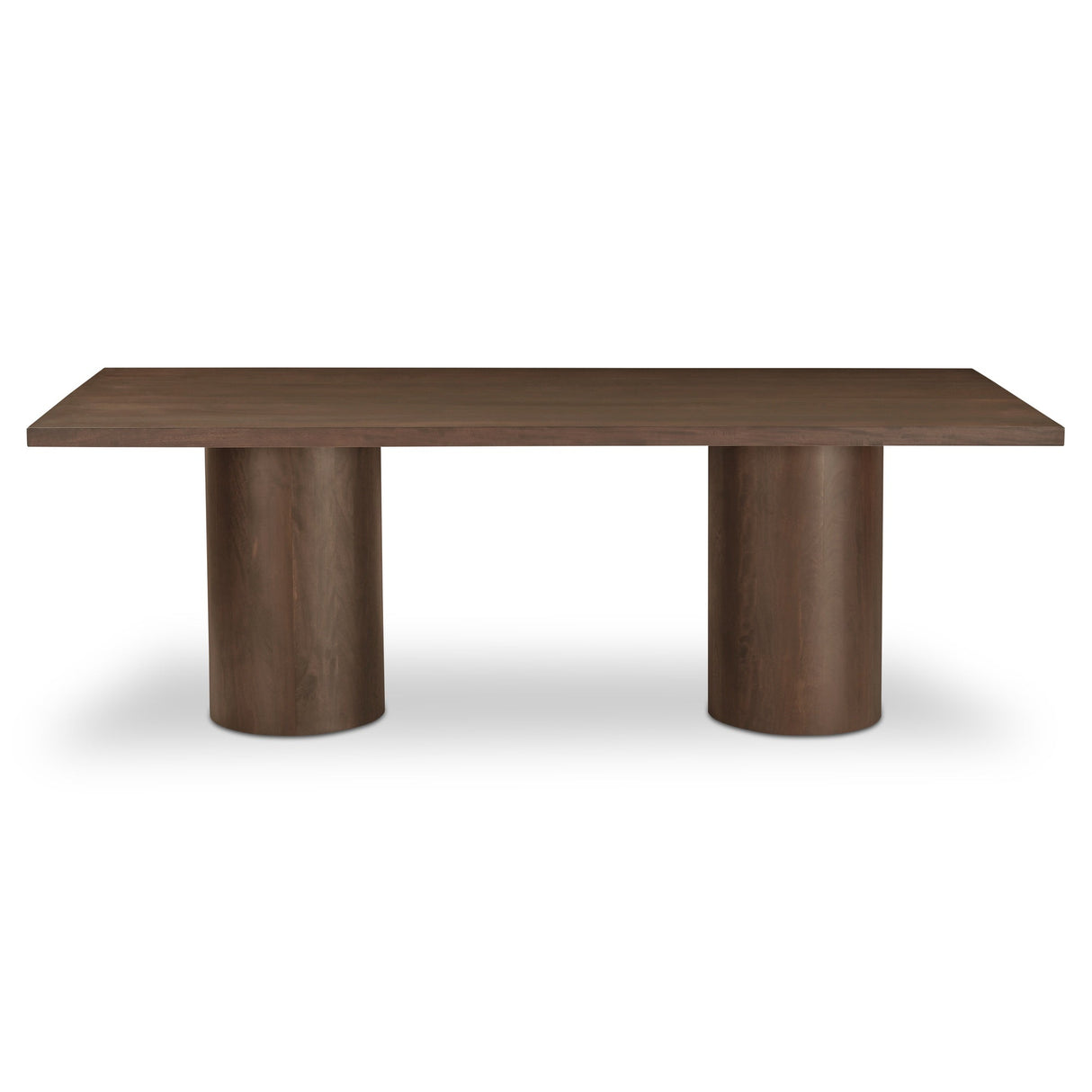 Hadley Warm Brown Large Dining Table by Moe's Home at Eve Furniture