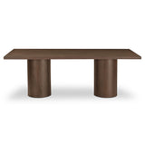 Hadley Warm Brown Large Dining Table by Moe's Home at Eve Furniture