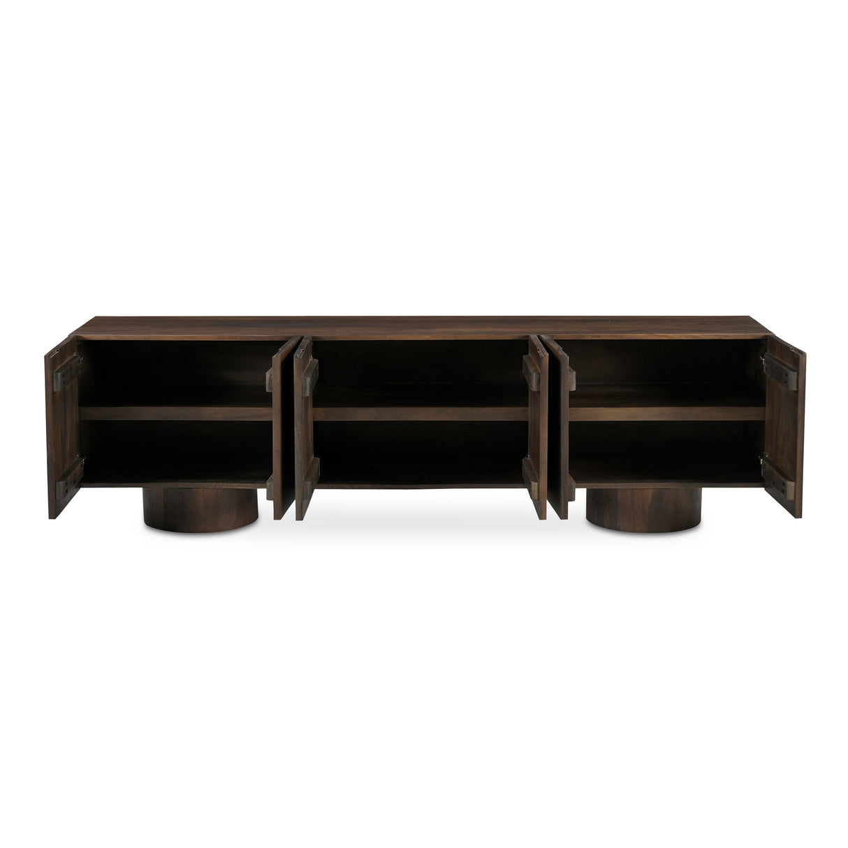 Hadley Warm Brown Media Unit by Moe's Home at Eve Furniture