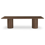 Hadley Warm Brown Small Dining Table by Moe's Home at Eve Furniture