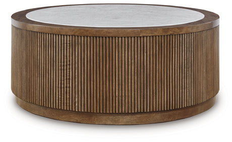 Hadonna Brown Coffee Table by Ashley at Eve Furniture