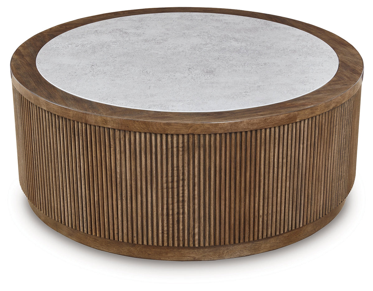 Hadonna Brown Coffee Table by Ashley at Eve Furniture