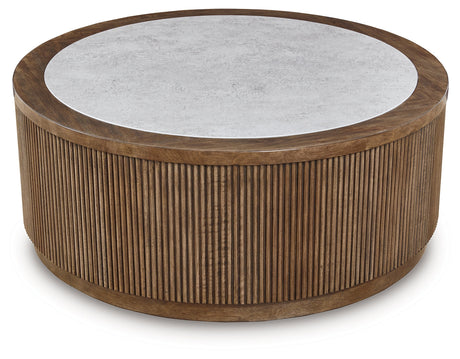 Hadonna Brown Coffee Table by Ashley at Eve Furniture