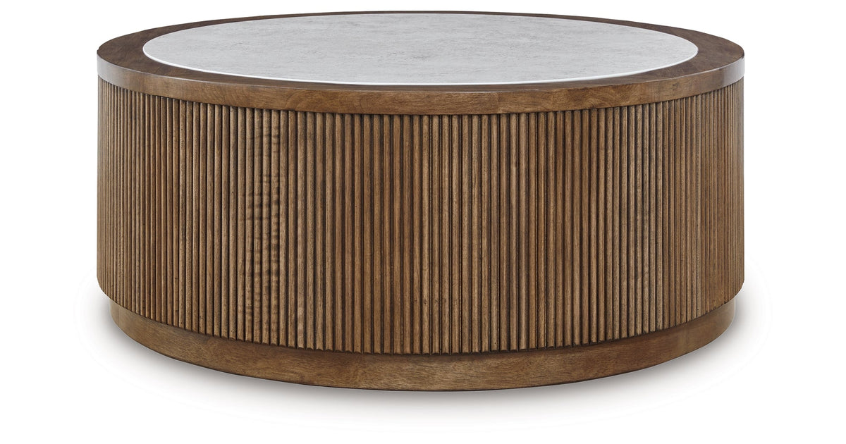 Hadonna Brown Coffee Table by Ashley at Eve Furniture