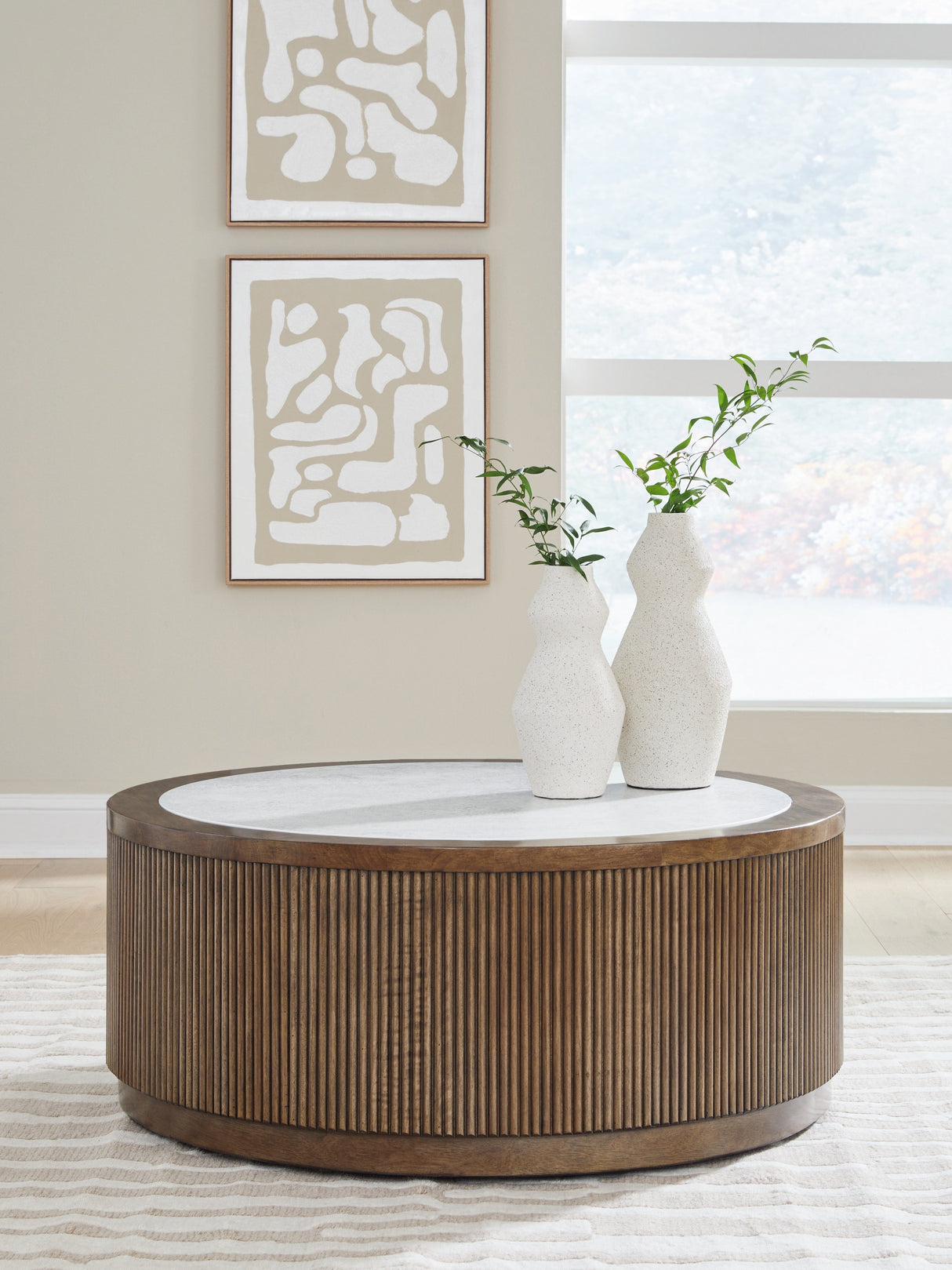 Hadonna Brown Coffee Table by Ashley at Eve Furniture