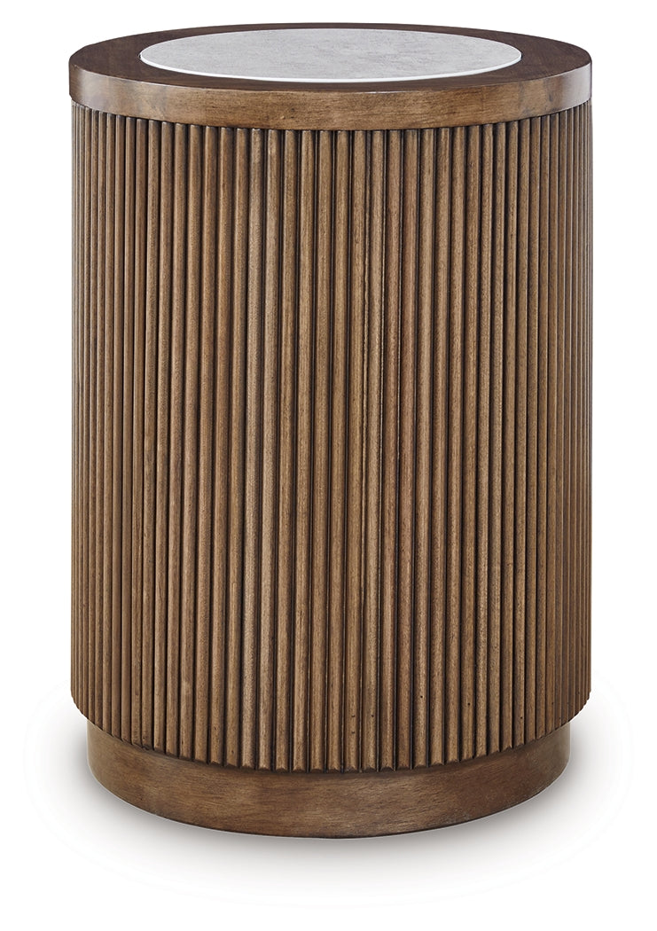 Hadonna Brown End Table by Ashley at Eve Furniture