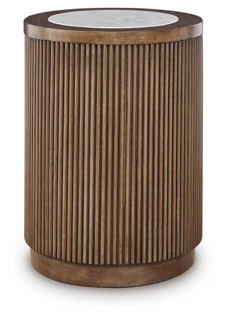 Hadonna Brown End Table by Ashley at Eve Furniture