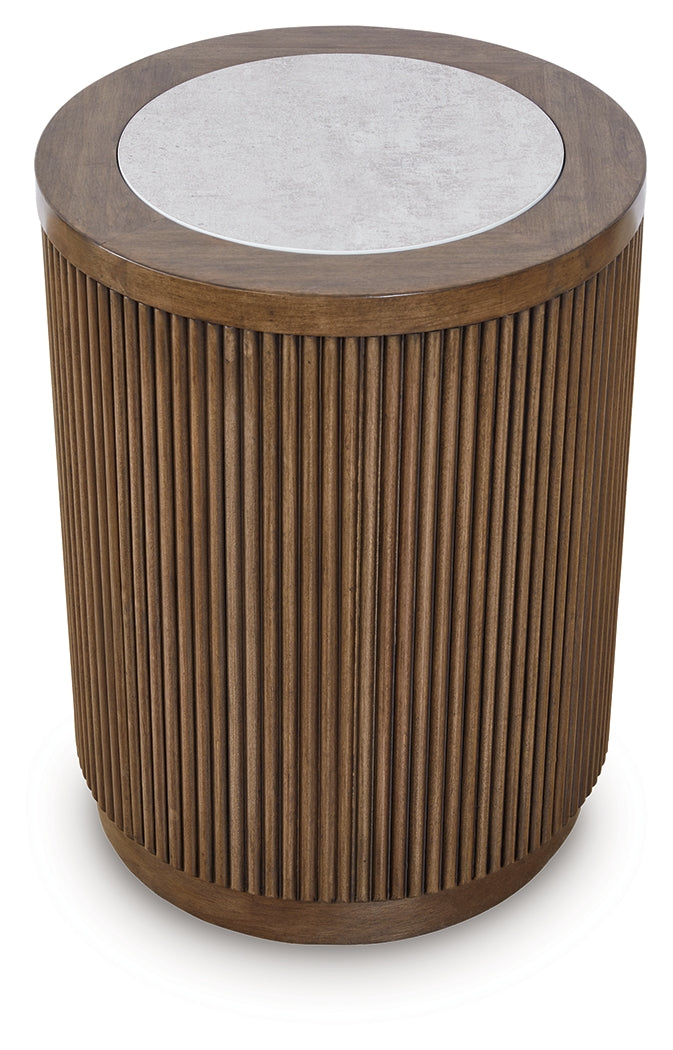 Hadonna Brown End Table by Ashley at Eve Furniture