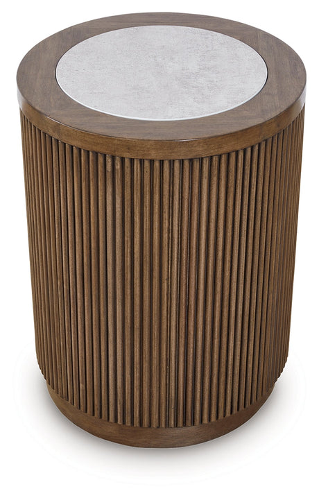 Hadonna Brown End Table by Ashley at Eve Furniture