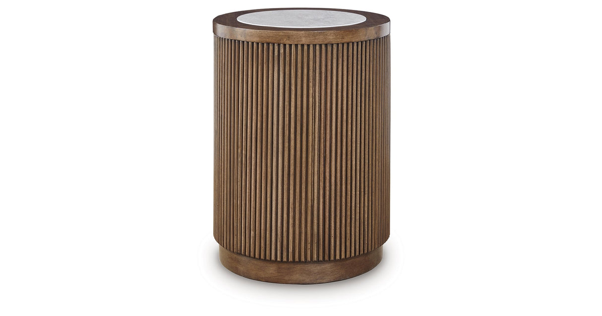 Hadonna Brown End Table by Ashley at Eve Furniture