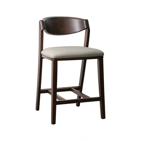 Hadsten Brown Counter Height Chair Set of 2 by Furniture of America at Eve Furniture