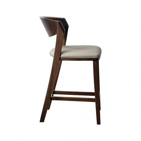 Hadsten Brown Counter Height Chair Set of 2 by Furniture of America at Eve Furniture