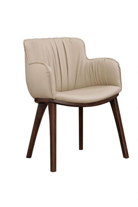 Hadsten Rich Walnut 5-Piece Dining Room Set by Furniture of America at Eve Furniture