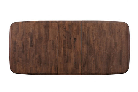 Hadsten Rich Walnut 5-Piece Dining Table Set by Furniture of America at Eve Furniture