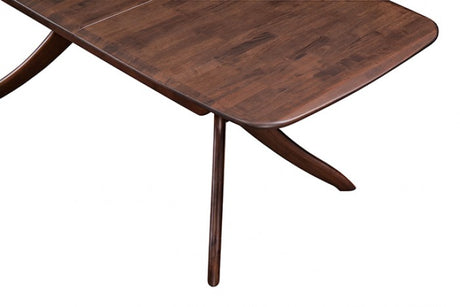 Hadsten Rich Walnut 5-Piece Dining Table Set by Furniture of America at Eve Furniture