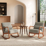 Hady Gray Rocking Chair by Zuomod at Eve Furniture