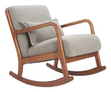 Hady Gray Rocking Chair by Zuomod at Eve Furniture