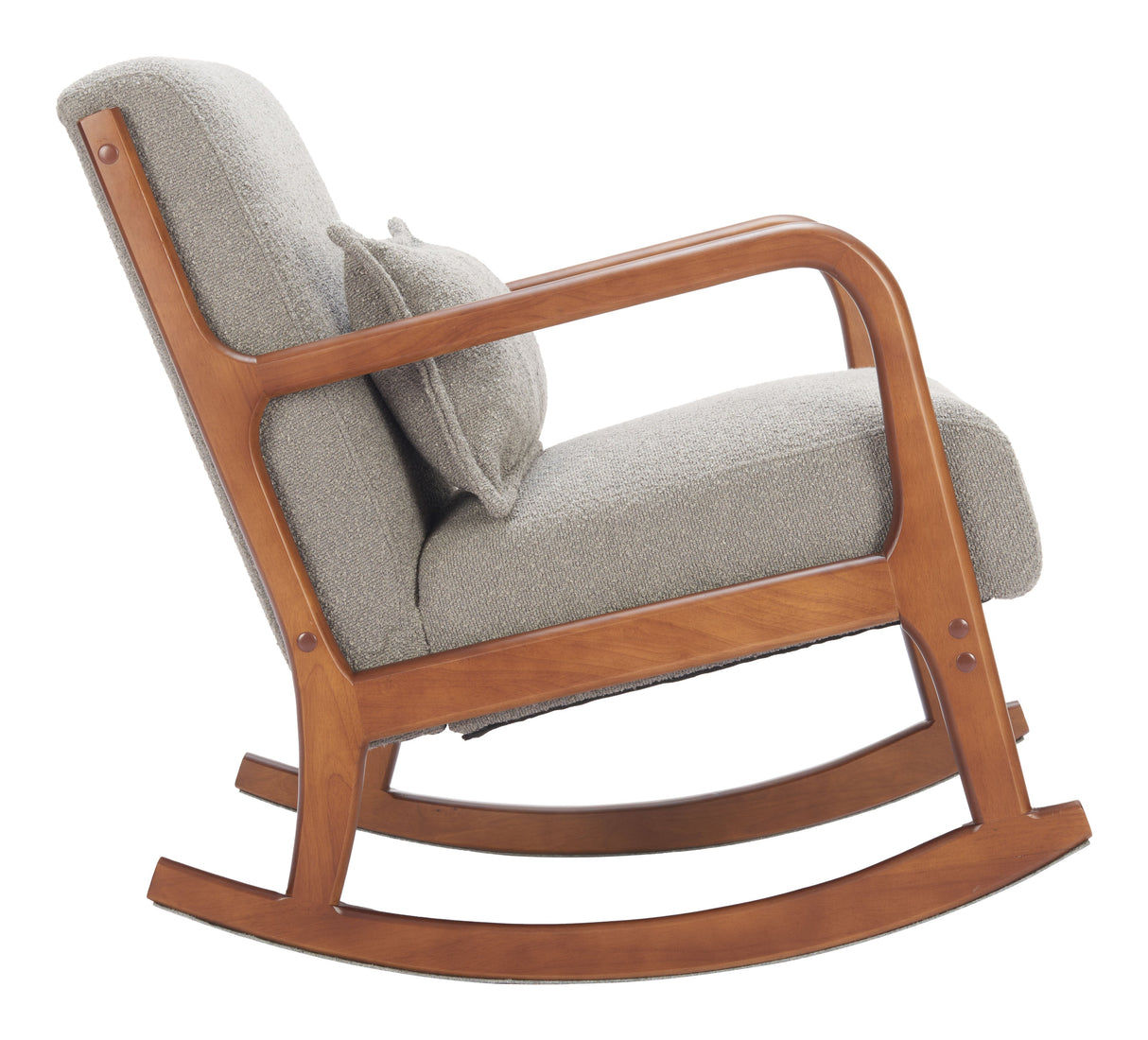 Hady Gray Rocking Chair by Zuomod at Eve Furniture