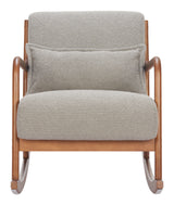 Hady Gray Rocking Chair by Zuomod at Eve Furniture