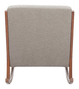 Hady Gray Rocking Chair by Zuomod at Eve Furniture