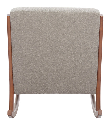 Hady Gray Rocking Chair by Zuomod at Eve Furniture