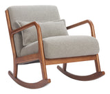 Hady Gray Rocking Chair by Zuomod at Eve Furniture