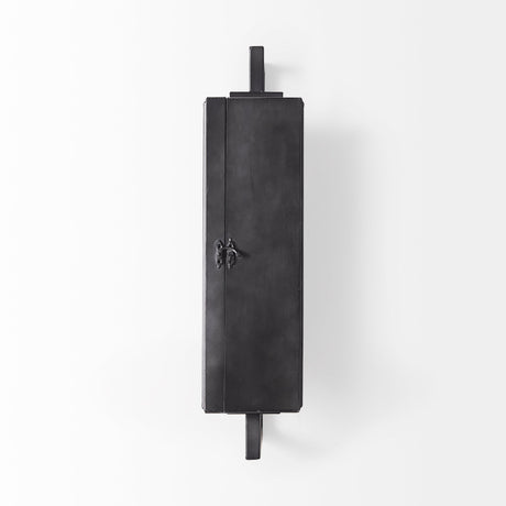 Hagar Rectangular Large Industrial Wall Clock by Mercana at Eve Furniture