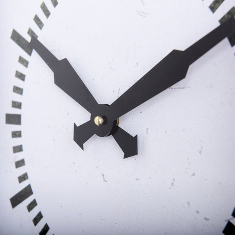 Hagar Rectangular Large Industrial Wall Clock by Mercana at Eve Furniture