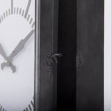 Hagar Rectangular Large Industrial Wall Clock by Mercana at Eve Furniture