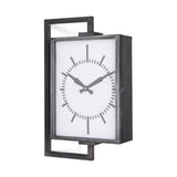 Hagar Rectangular Large Industrial Wall Clock by Mercana at Eve Furniture