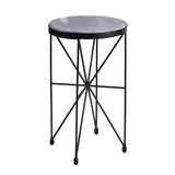 Haiden Gray/Black Accent Table by Crestview at Eve Furniture