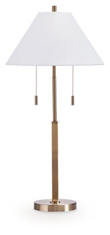 Haigwood Gold Finish Table Lamp by ASHLEY FURNITURE at Eve Furniture