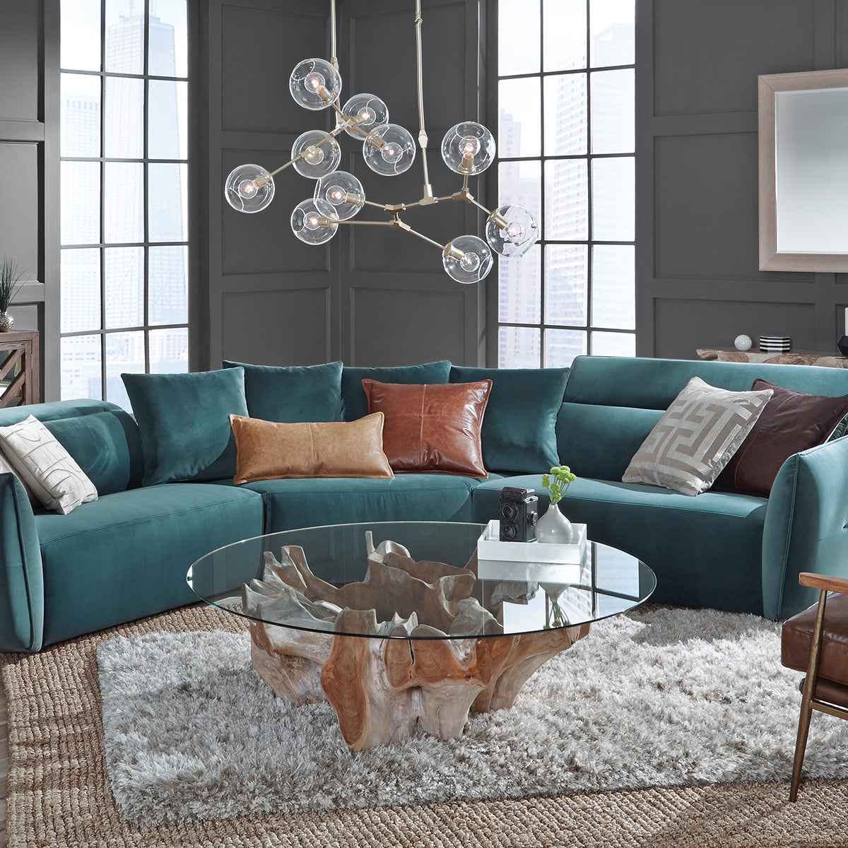 Hailey Natural Coffee Table by Classic Home at Eve Furniture