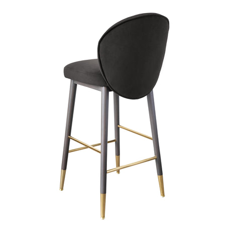Hailey Velvet Stool by TOV Furniture at Eve Furniture
